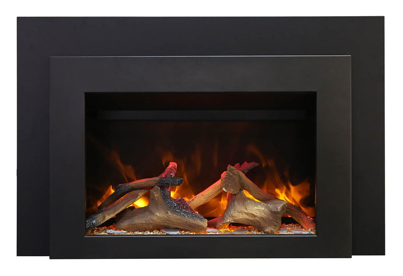 Sierra Flame 30" Electric Insert Fireplace with Dual Steel Surround