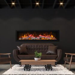 Amantii 60" Symmetry Smart Series Built-in Electric Fireplace
