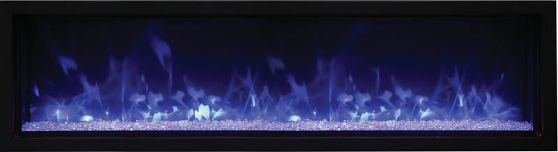 Amantii 60" Panorama Series Extra Slim Built-In Electric Fireplace