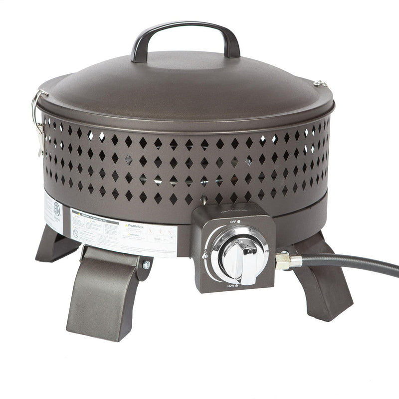 Paramount 18" Campfire Portable Gas Fire Pit, Round