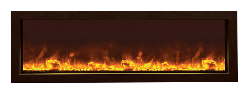 Amantii 50" Panorama Series Slim Built-In Electric Fireplace