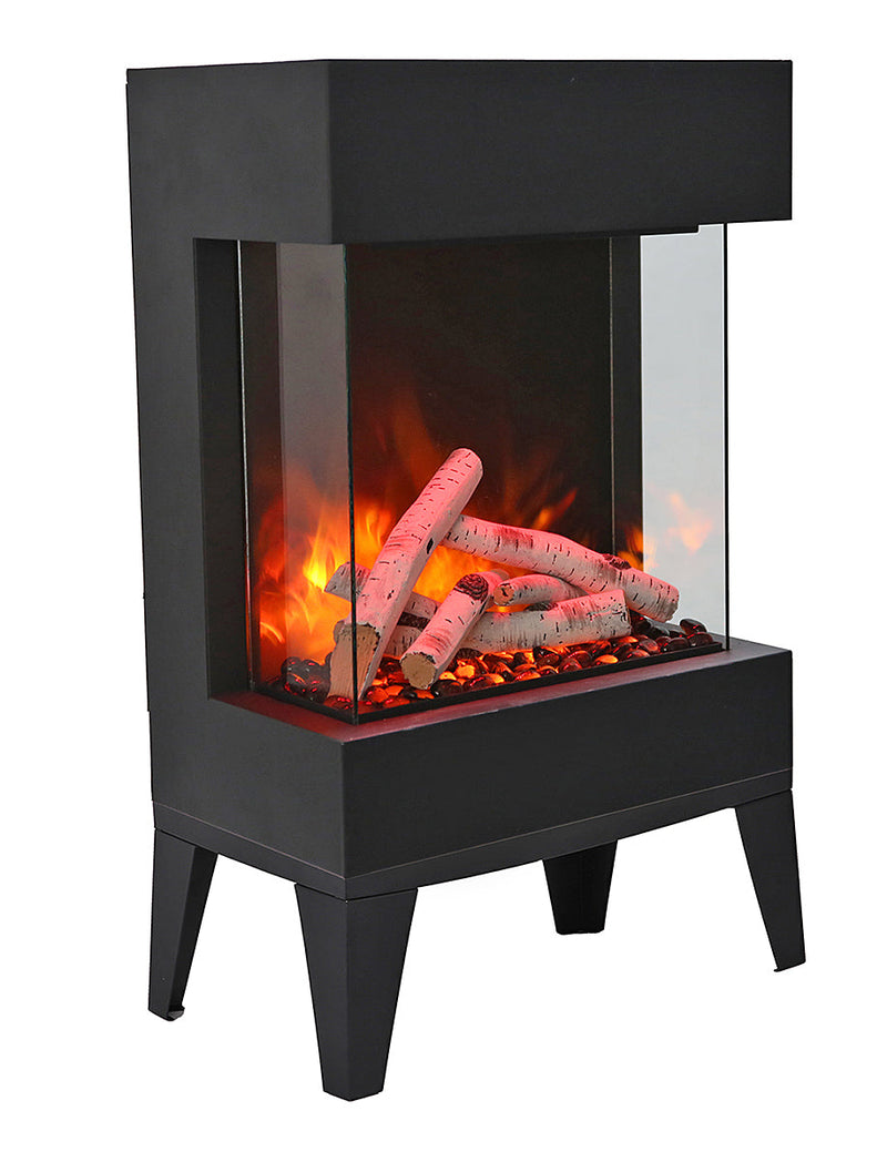 Amantii 20" 3-Sided The Cube Electric Fireplace