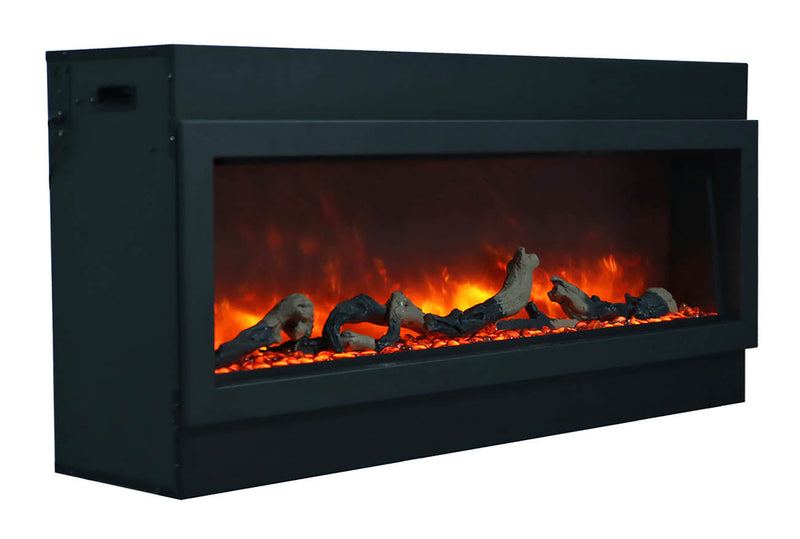 Amantii 60" Panorama Series Tall Deep Built-In Electric Fireplace