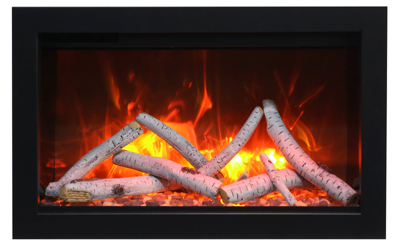 Amantii 26" Traditional Series Electric Fireplace Insert with 10 piece log set