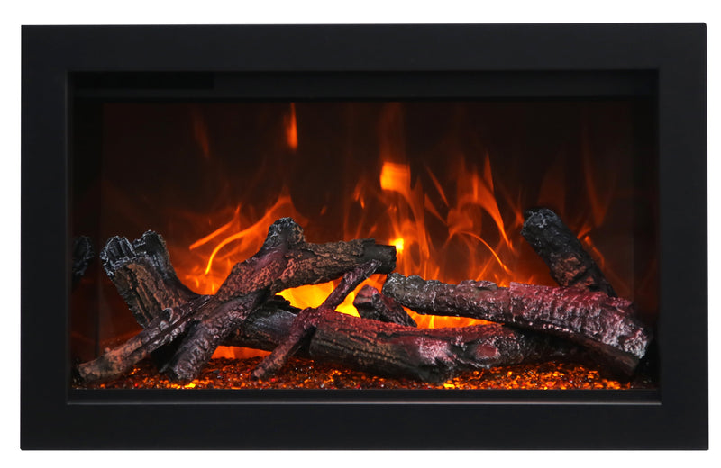 Amantii 26" Traditional Series Electric Fireplace Insert with 10 piece log set