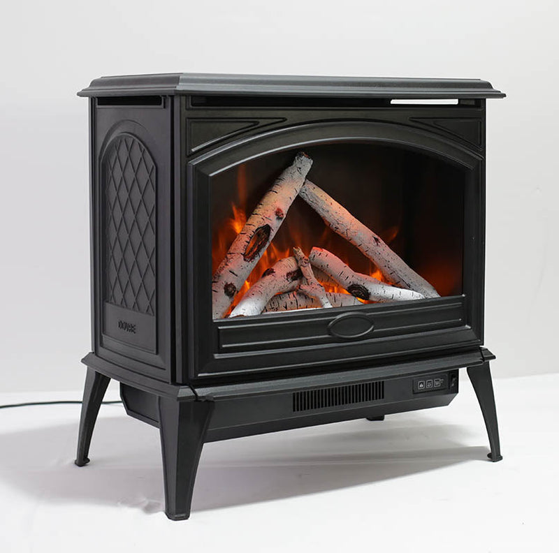 Sierra Flame E-50 Cast Iron Free Stand Electric Fireplace