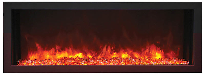 Remii 45" Extra Slim Indoor or Outdoor Electric Built-In Fireplace