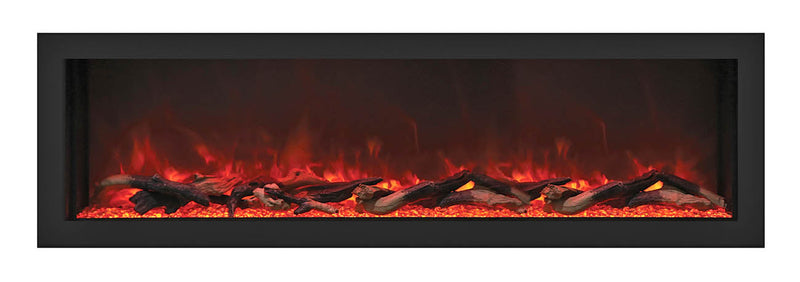 Remii 55" Deep Indoor or Outdoor Electric Built-In Fireplace